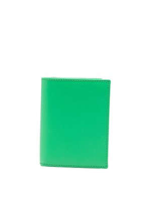 COMME DES GARCONS: wallets & purses - Green Classic leather wallet