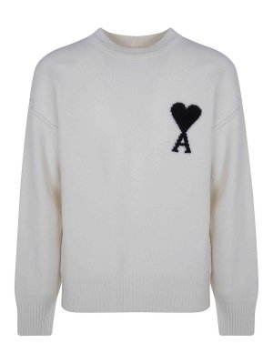 AMI PARIS: クルーネック - クルーネック - 白