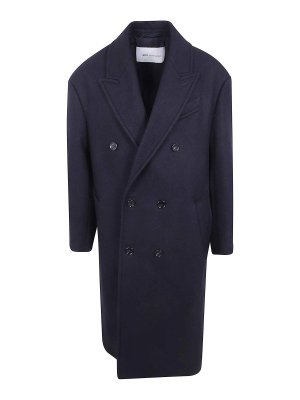 AMI PARIS: long coats - Double Breasted Long Cozy Coat