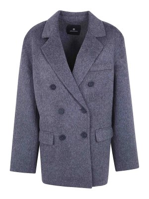 ANINE BING: ロングコート - ロングコート - グレー