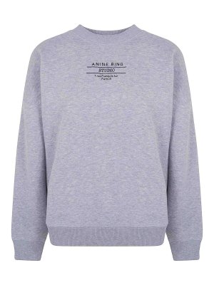 ANINE BING: Sudaderas y suéteres - Sudadera - Gris