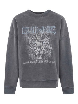 ANINE BING: Felpe e maglie - Felpa Miles Leopard Muse