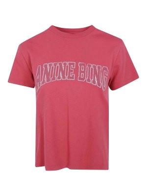 ANINE BING: Camisetas - Camiseta - Rojo