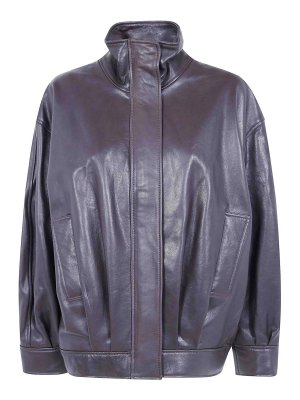 ARMA: leather jacket - Coffee brown Paula leather jacket