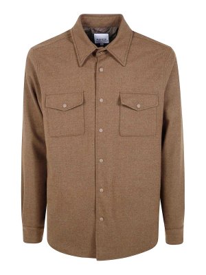 ASPESI: shirts - Tobacco Doppia shirt