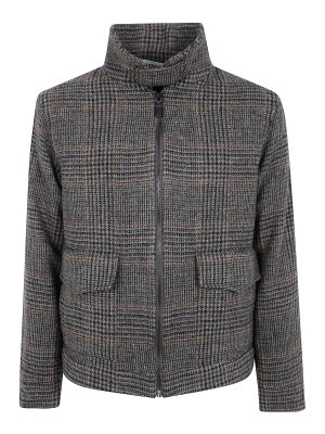 ASPESI: blazers - Military-check Lightning jacket