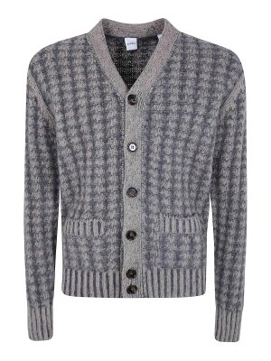 ASPESI: cardigans - Grey M470 cardigan
