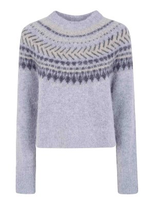 BARBOUR: Suéteres con cuello pico - Suéter Cuello Redondo - Gris