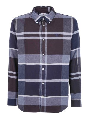 BARBOUR: shirts - Midnight tartan Iceloch tailored shirt
