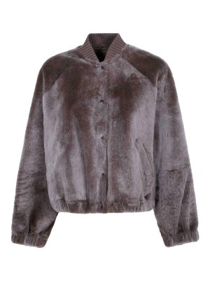 BRUNELLO CUCINELLI: Bombers - Bomber - Gris