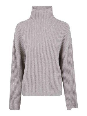 BRUNELLO CUCINELLI: クルーネック - クルーネック - ブラウン