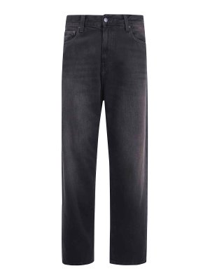 CARHARTT: Straight Leg Jeans - Straight Leg Jeans - Schwarz