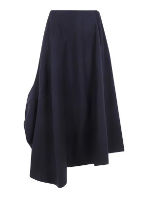COMME DES GARCONS: Jupes midi et au genou - Jupe Midi - Noir