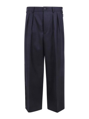 COMME DES GARÇONS HOMMES PLUS: カジュアルトラウザー - カジュアルパンツ - 黒