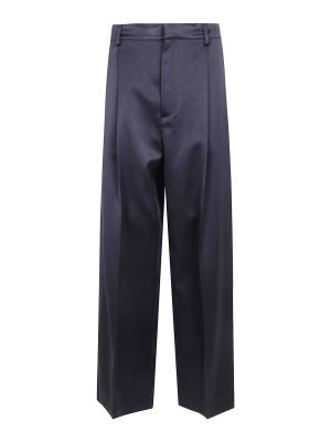 DARKPARK: casual trousers - Danielle viscose wide-leg trousers