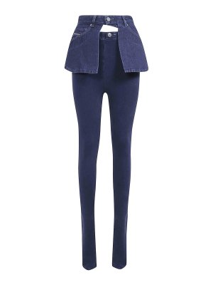 DIESEL: leggings - Black Spika Leggings
