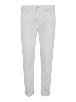 DONDUP: Straight Leg Jeans - Straight Leg Jeans - Weiß