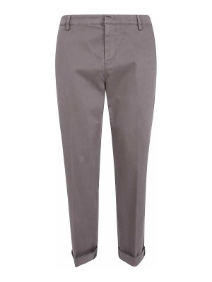 DONDUP: casual trousers - Gaubert relaxed-fit chinos