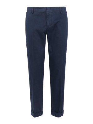 DONDUP: casual trousers - Gaubert relaxed-fit chinos