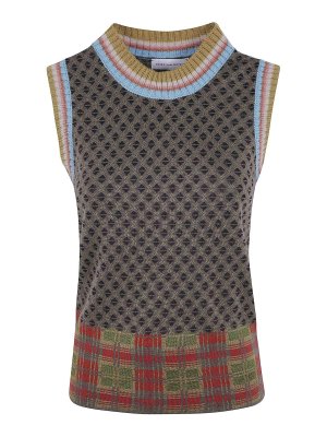 DRIES VAN NOTEN: Tops y camisetas sin mangas - Top - Verde
