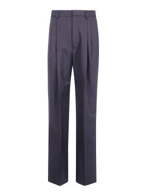 DRIES VAN NOTEN: casual trousers - Dark brown Panrom Tailored Pants
