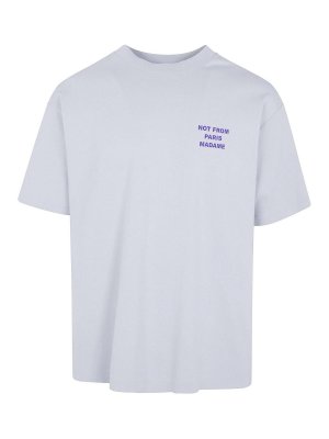 DRÔLE DE MONSIEUR: t-shirts - Grey Bold Slogan T-Shirt
