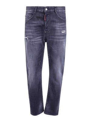 DSQUARED2: Straight Leg Jeans - Straight Leg Jeans - Schwarz