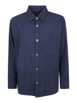 EMPORIO ARMANI: シャツ - シャツ - ブルー