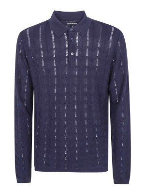 EMPORIO ARMANI: クルーネック - クルーネック - ブルー