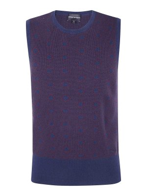 EMPORIO ARMANI: gilet - Gilet con scollo a V
