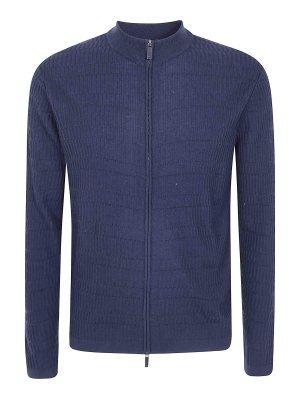 EMPORIO ARMANI: Cardigans - Cardigan - Blau