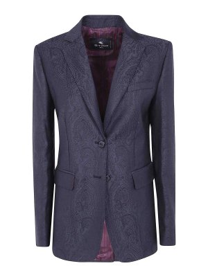 ETRO: ブレザー - ブレザー - 黒