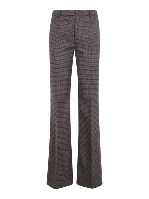 ETRO: casual trousers - Grey Flared Trousers