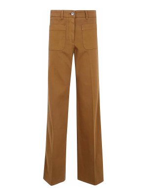 ETRO: カジュアルトラウザー - カジュアルパンツ - ブラウン