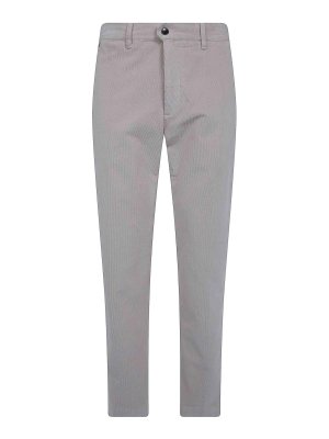 INCOTEX: casual trousers - Natural ivory Regular Chino