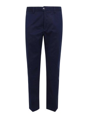 INCOTEX: casual trousers - Blue Regular Chino