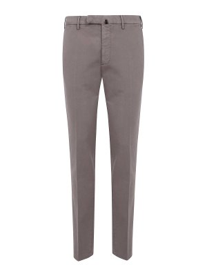 INCOTEX: casual trousers - Light brown Regular Chino