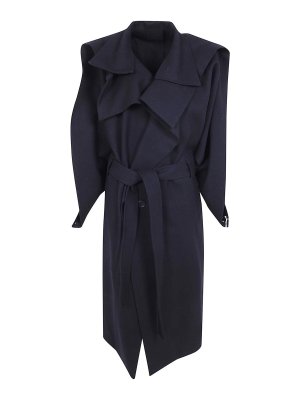ISSEY MIYAKE: Manteaux longs - Manteau Long - Noir