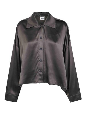 KHAITE: Tops & Tank tops - Dark olive Bodine Top