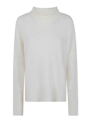 LISA YANG: Strickpullover mit Rundhalsausschnitt - Rundhalspullover - Nude
