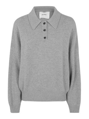 LISA YANG: crew necks - Dove grey Etta Jumper