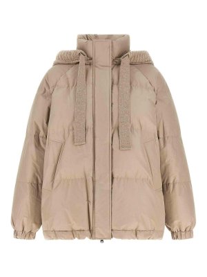 BRUNELLO CUCINELLI: Vestes-rembourrees - Blouson Rembourré - Beige