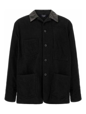 COMME DES GARÇONS HOMMES PLUS: カジュアルジャケット - カジュアルジャケット - 黒