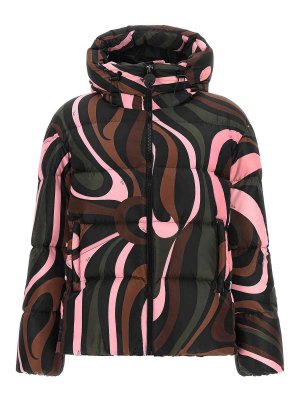 EMILIO PUCCI: ダウン・ハイテクジャケット - ダウンジャケット - Marmo