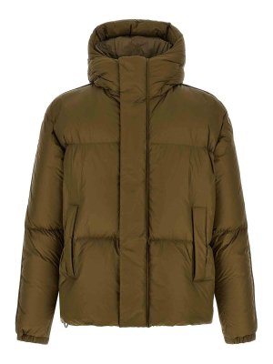 LAMINAR: padded jackets - Green Quilted Puffer Jacket