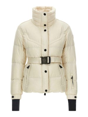 MONCLER: padded jackets - White Karshi Puffer Jacket