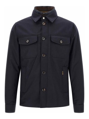 MOORER: giacche casual - Camicia-giallo Blue Dasson