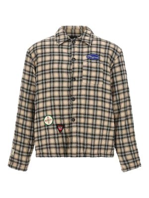 SONG FOR THE MUTE: casual jackets - Beige Workman Jacket