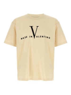 VALENTINO GARAVANI: t-shirt - T-shirt beige Made In Valentino