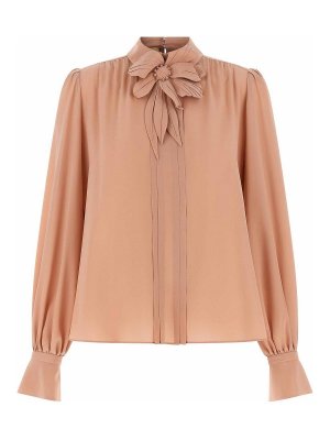 VALENTINO GARAVANI: Top e canotte - Top rosa a crine
